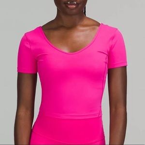 Lululemon Align T-Shirt Pink Lychee - NWOT, Size 6